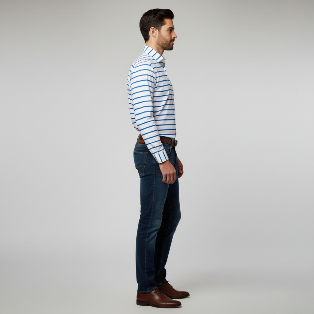 Marceau – Chemise à rayures fines