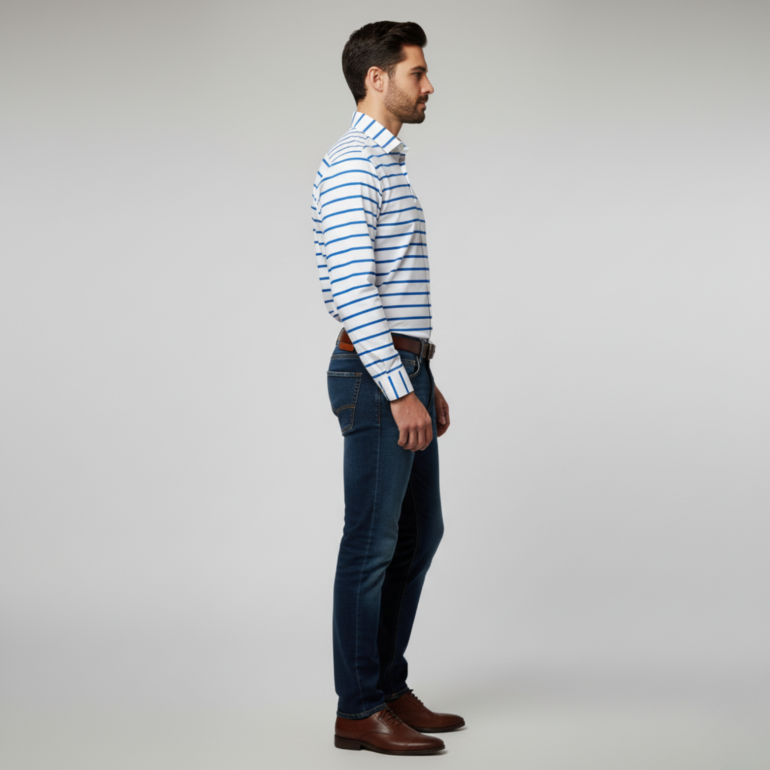 Marceau – Chemise à rayures fines