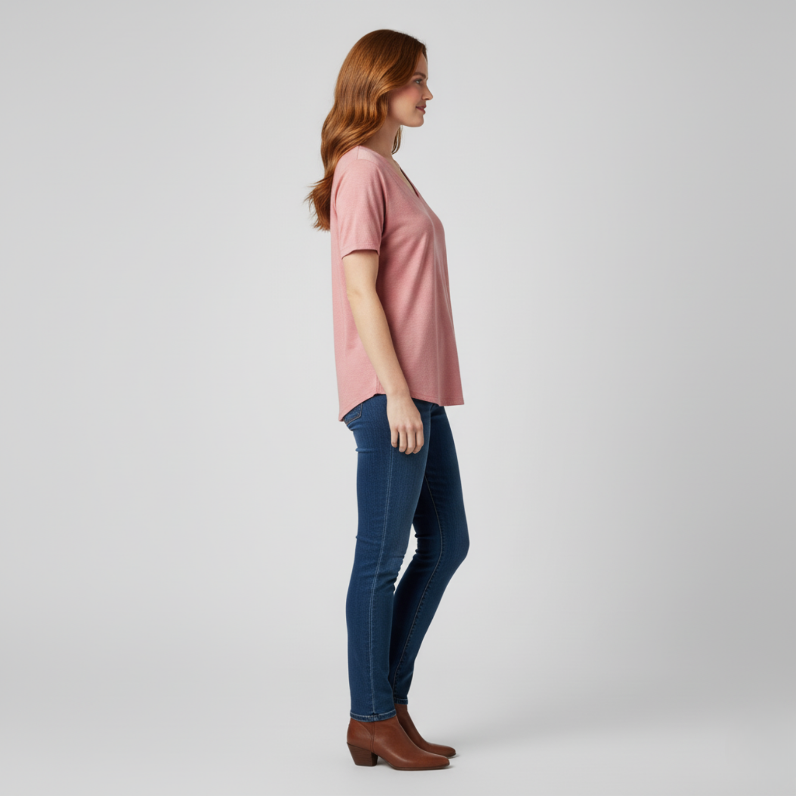 Noémie - T-shirt à col en V