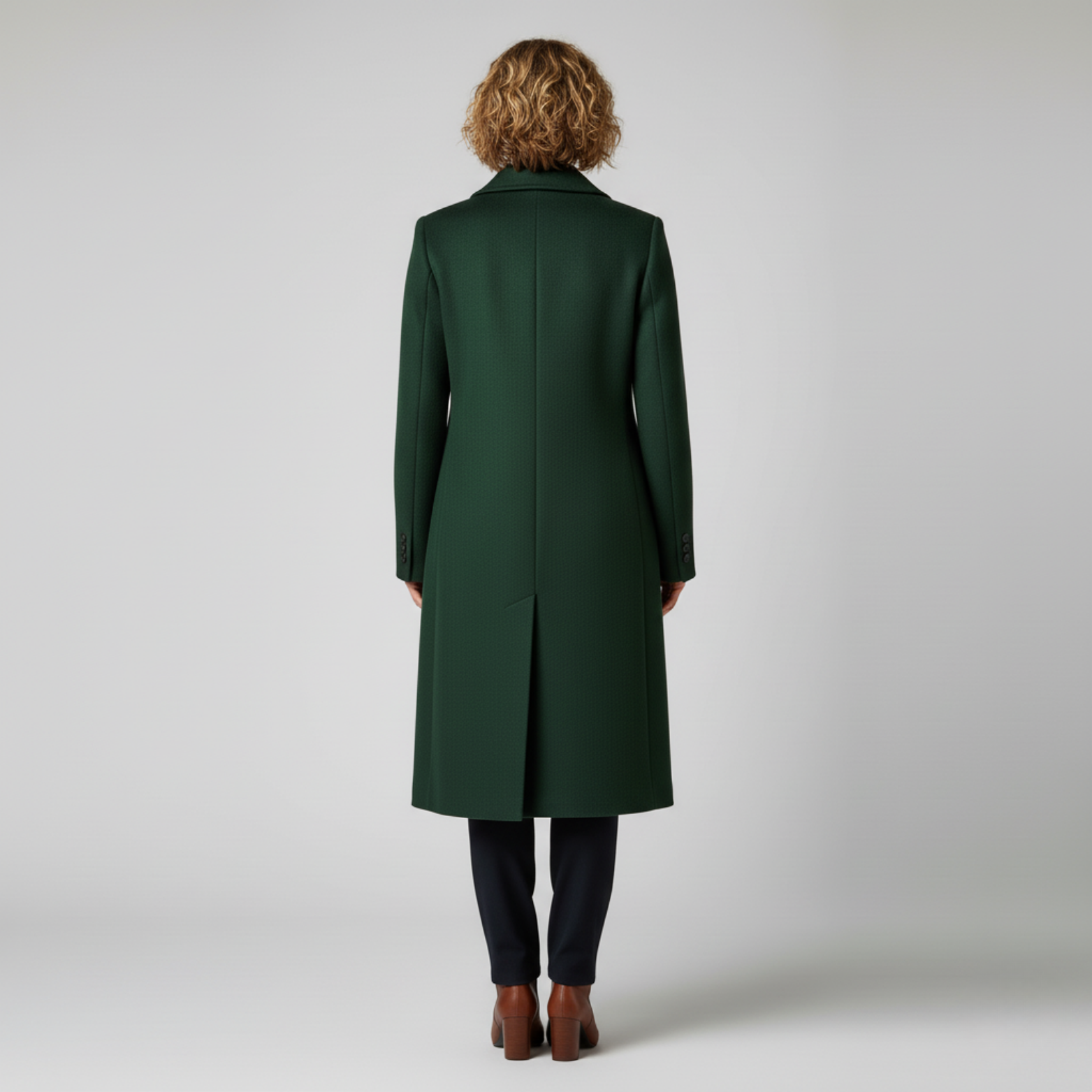 Marcelline - Manteau long à col classique