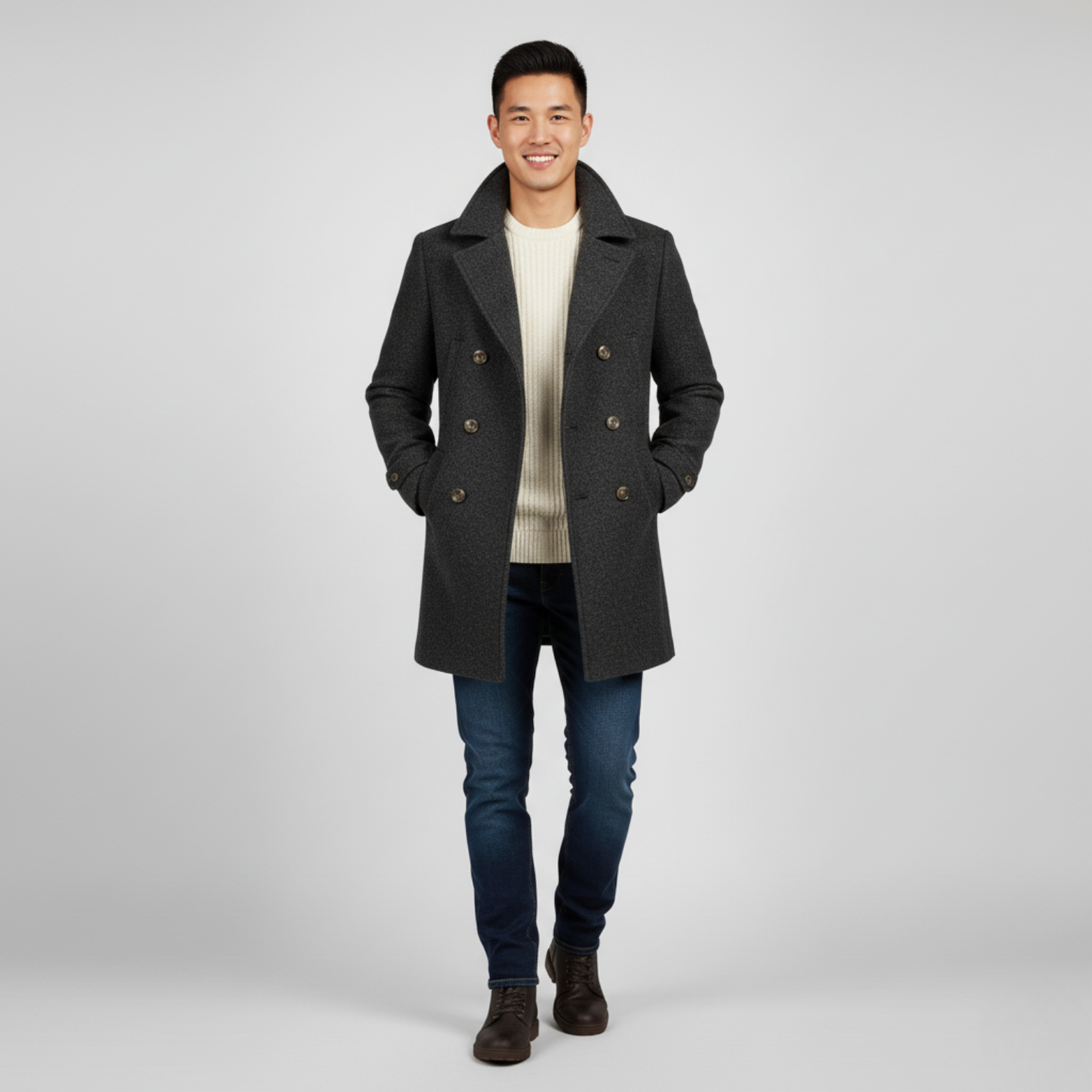 Gaspard - Manteau d’hiver à col classique