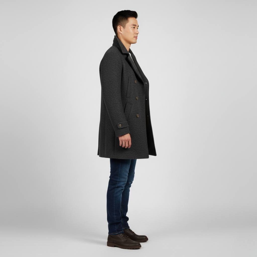 Gaspard - Manteau d’hiver à col classique