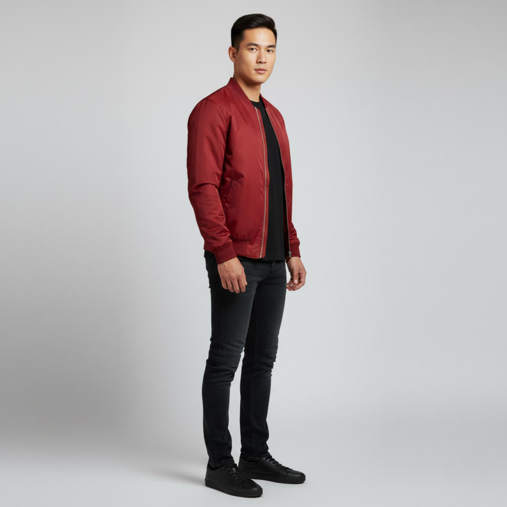 Henri - Veste bomber zippée