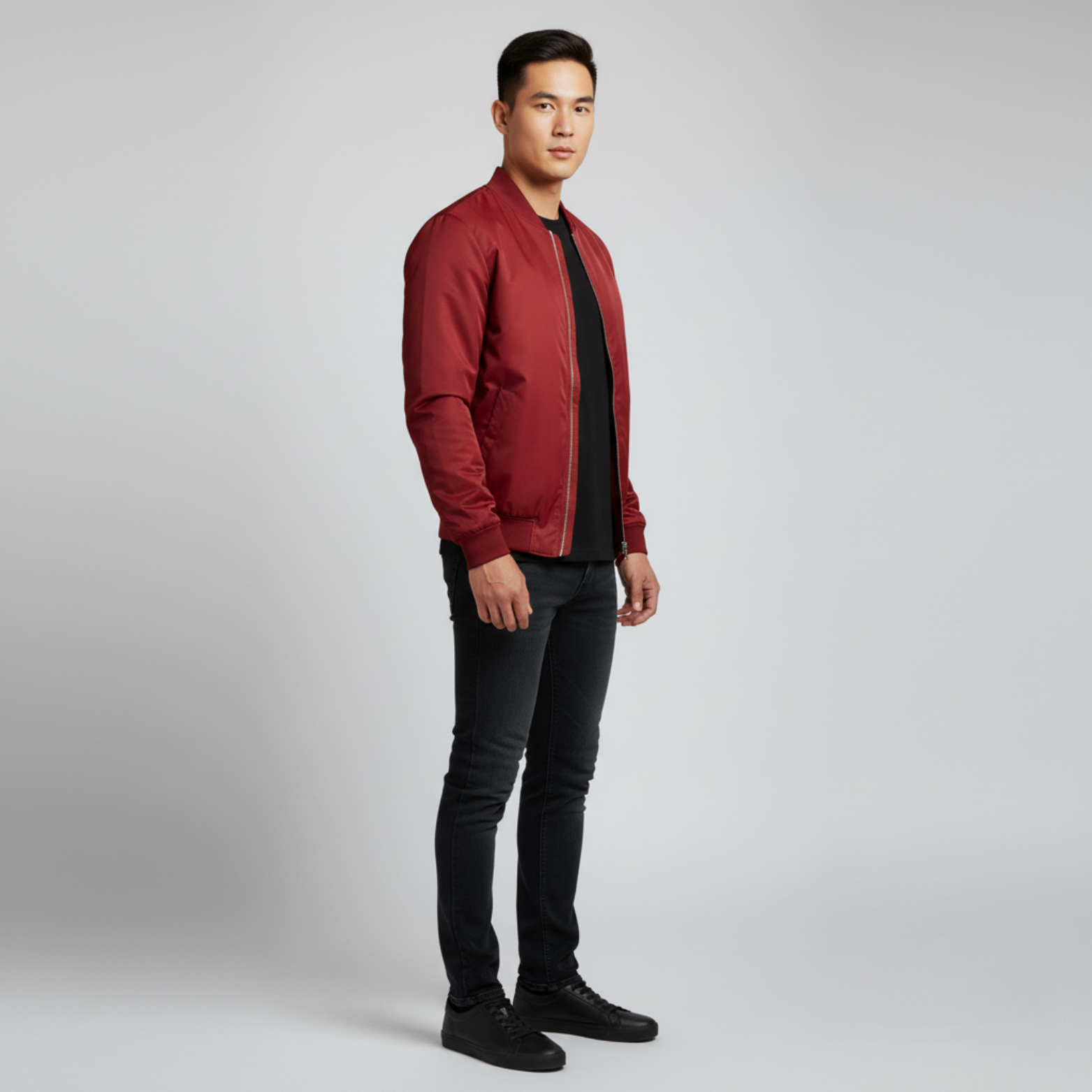 Henri - Veste bomber zippée