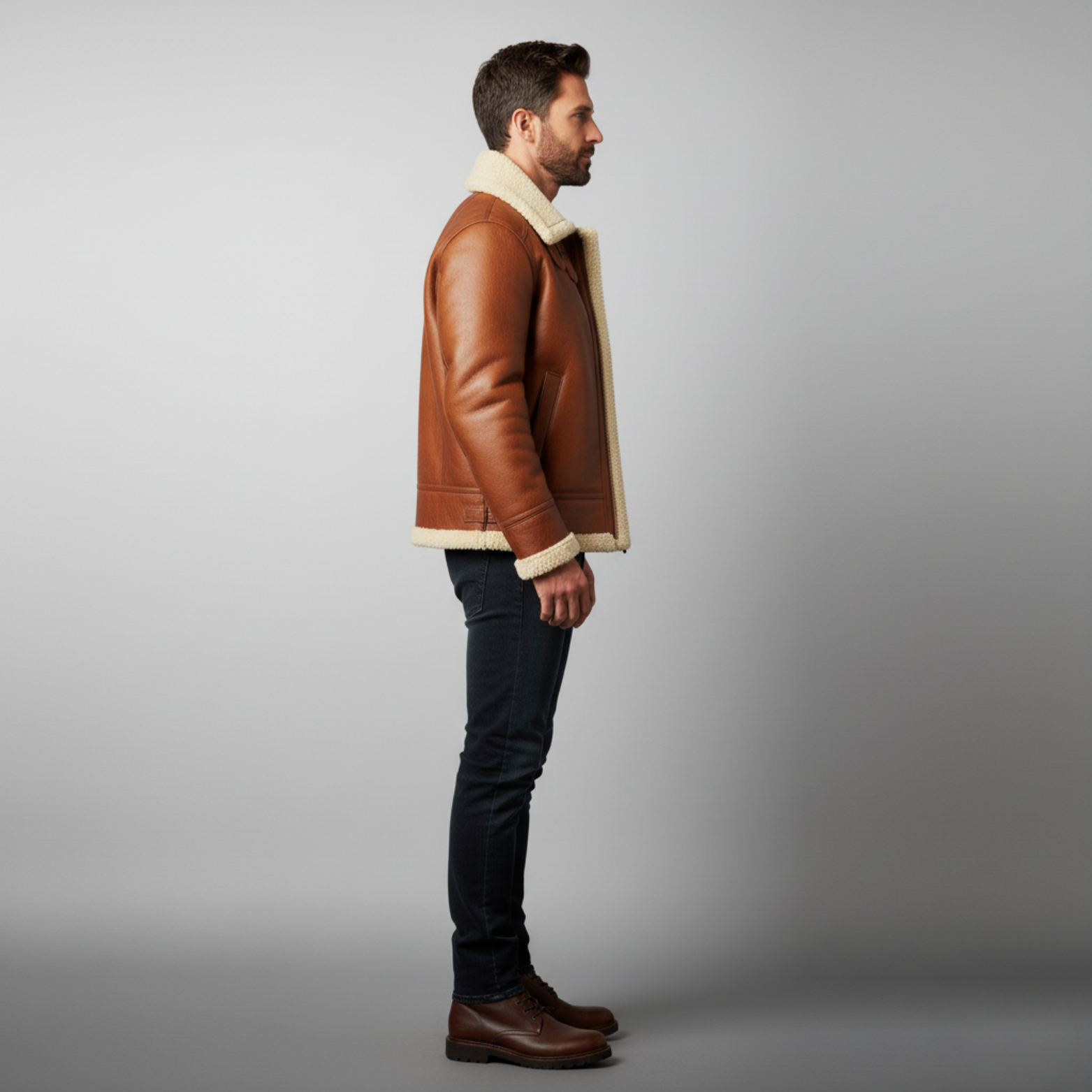 Benoît - Veste aviateur à col doublé