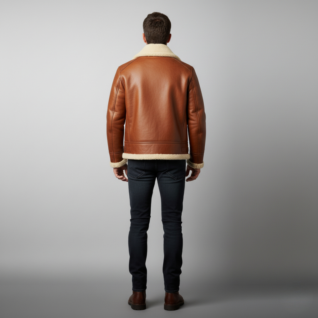 Benoît - Veste aviateur à col doublé