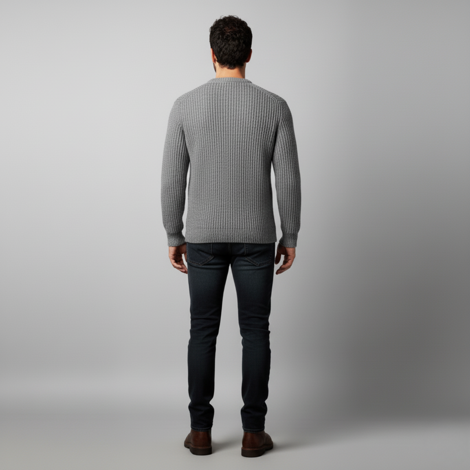 Alban - Pull en maille à col rond