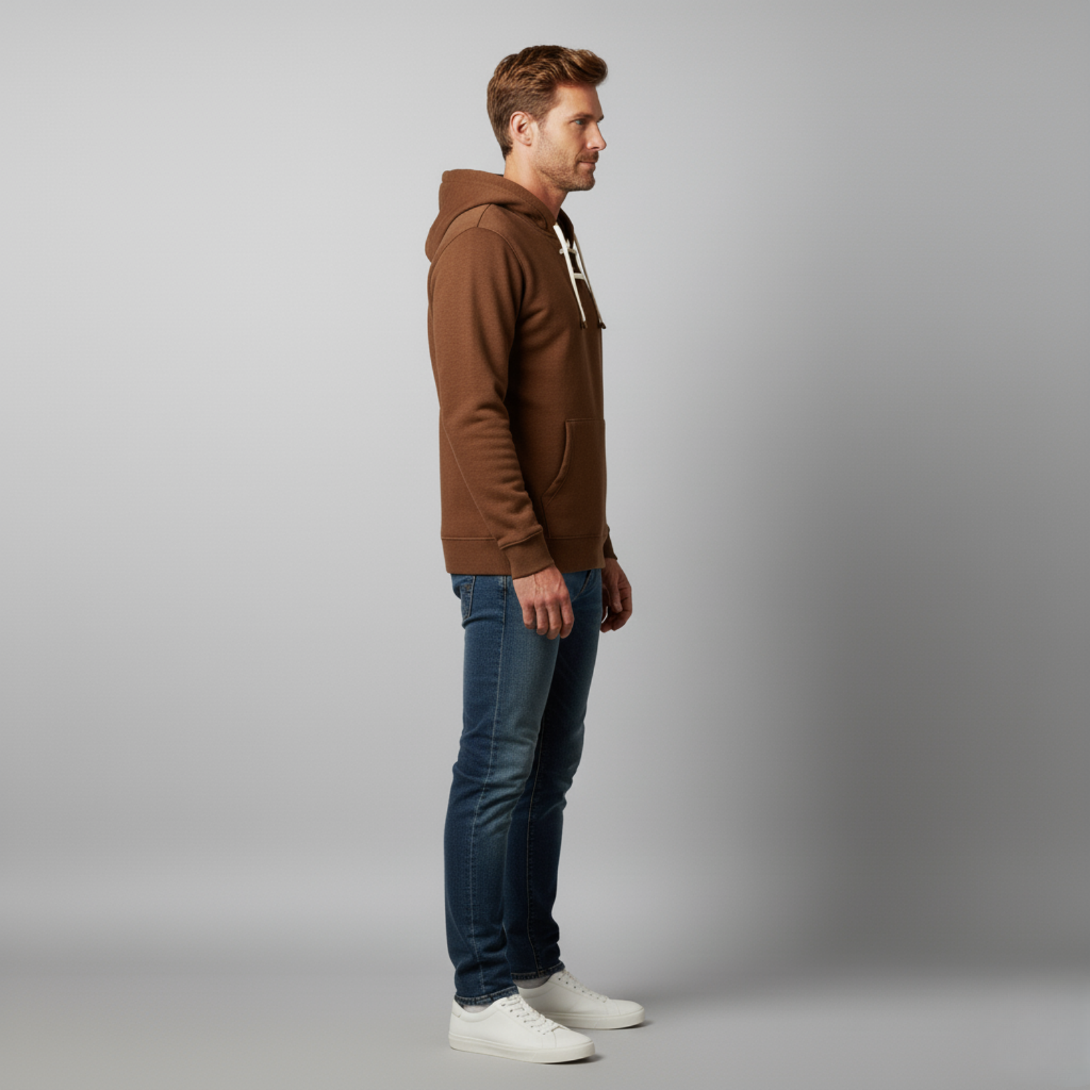 Maxence - Sweat à capuche avec laçage